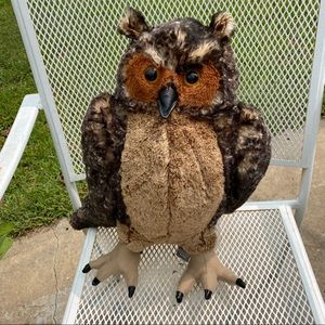 Soft Stuffed Owl 16” Melissa & Doug Great for FALL